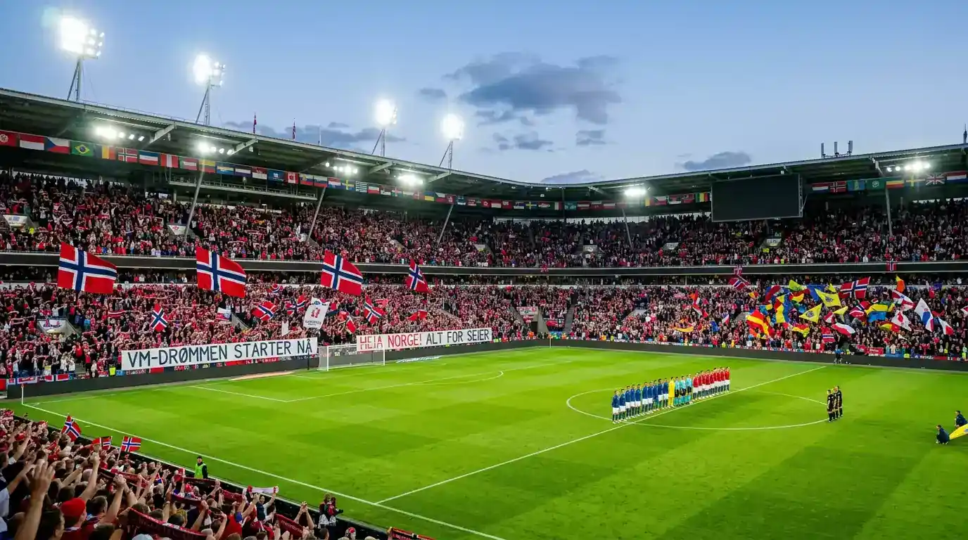 Et stadion fylt til randen før en stor VM-kamp i 2026